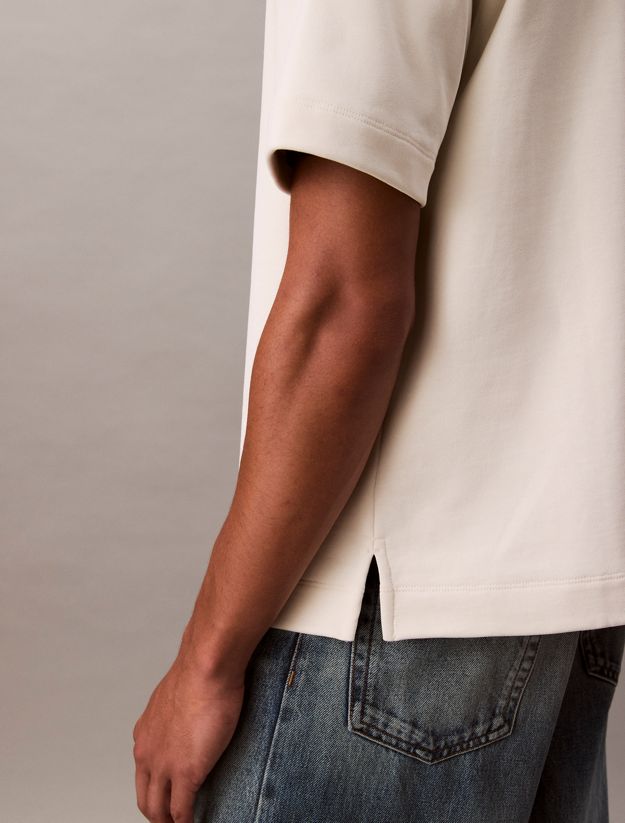 Cotton Terry Logo Polo Shirt