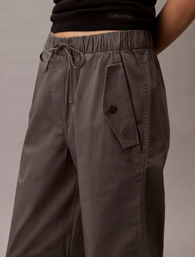 Cotton Twill Cargo Pants