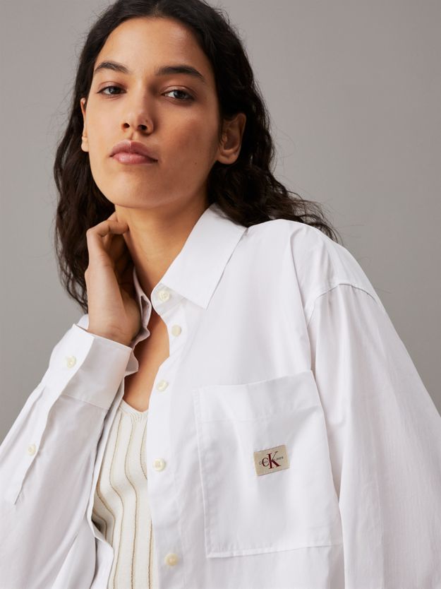 Relaxed Cotton Poplin Shirt