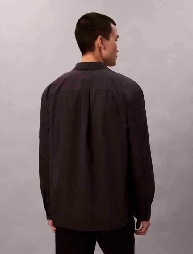 Cotton Nylon Relaxed Shirt