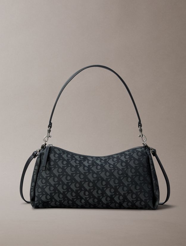 Logo Jacquard Shoulder Bag
