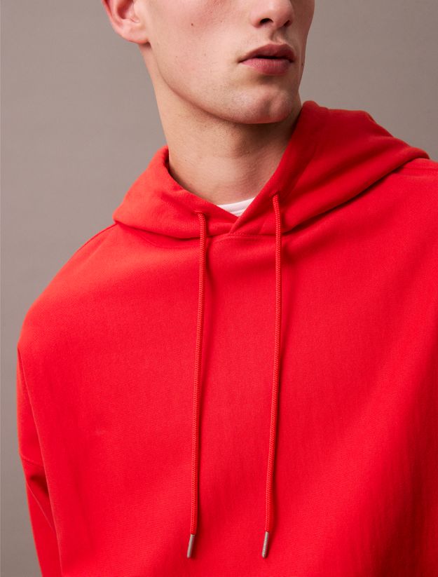 Oversized Sueded Terry Hoodie