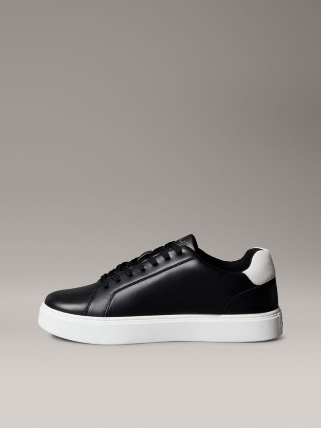 Smooth Leather Flexible Sole Trainers