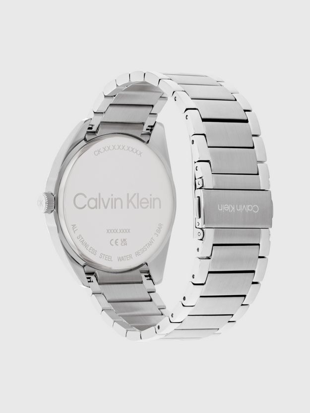 Multifunction Textured Bezel Watch