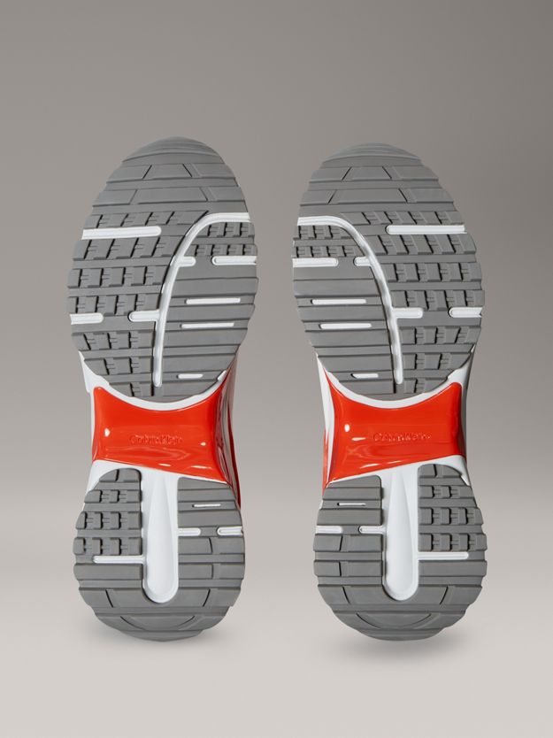 Leather and Breathable Mesh Trainers