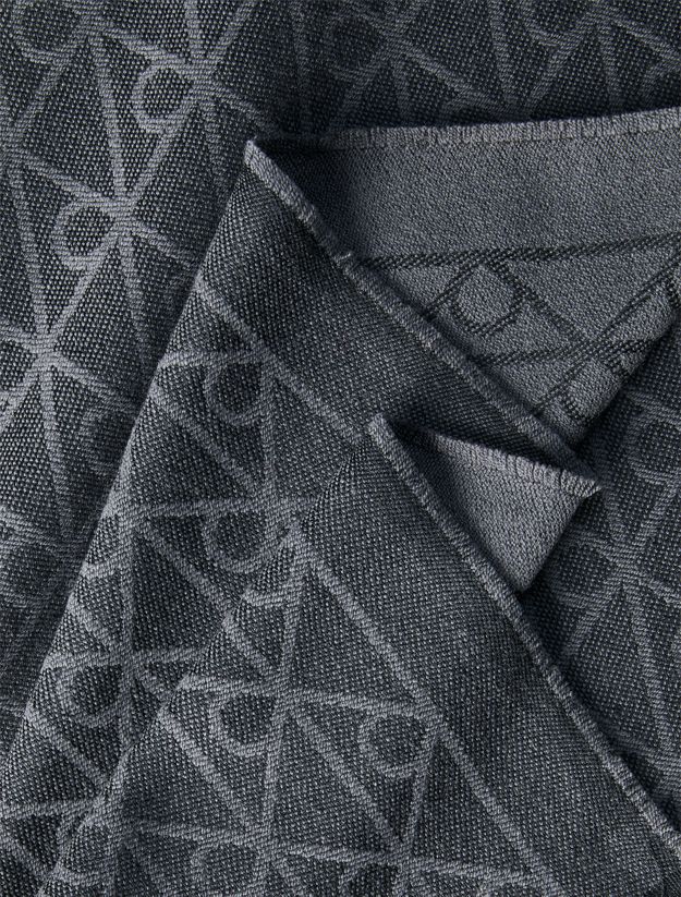 Wool Blend Emblem Logo Scarf