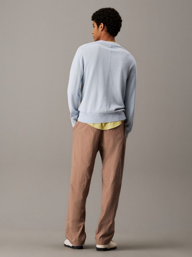 Relaxed Cotton Poplin Trousers