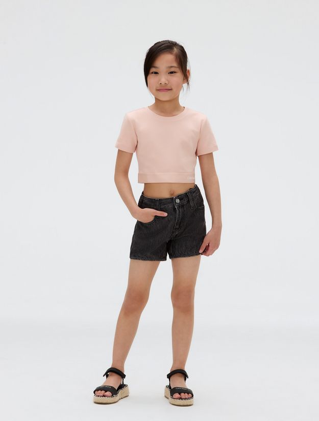 Relaxed Cropped Milano Top