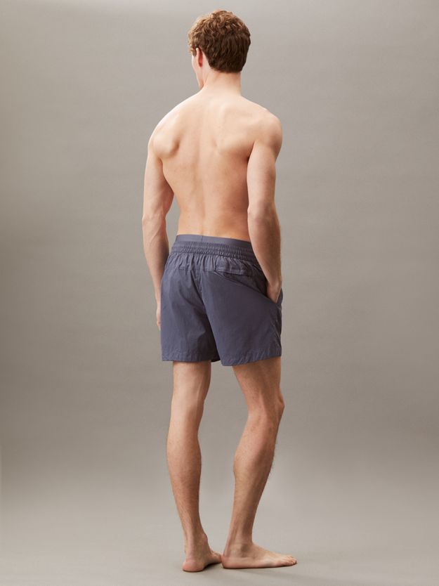 Double Waistband Swim Shorts - CK Soft Nylon