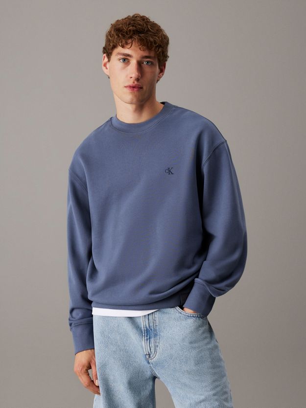 Cotton Terry Monogram Sweatshirt