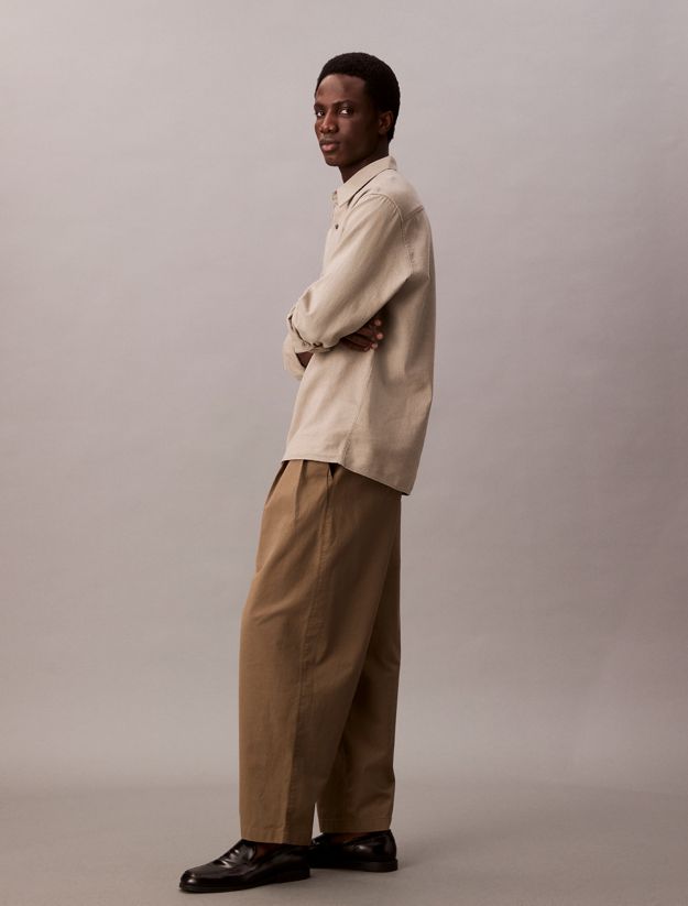 Wide Pleated Trousers