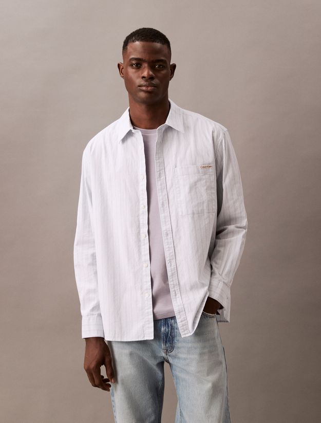 Relaxed Striped Oxford Shirt