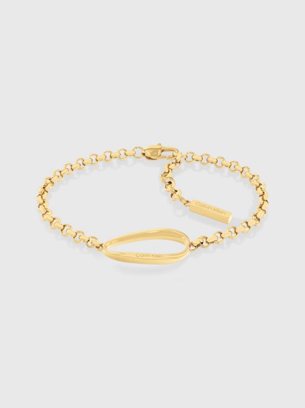 Organic Shape Chain Bracelet