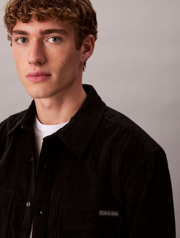 Corduroy Relaxed Button-Down Shirt