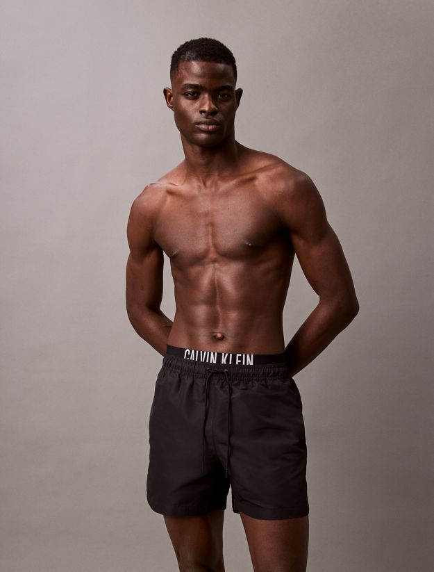 Double Waistband Swim Shorts - Intense Power