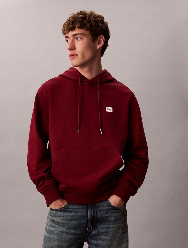 Cotton Terry Badge Hoodie