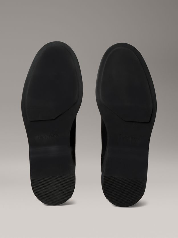 Leather Signature Logo Ankle Boots