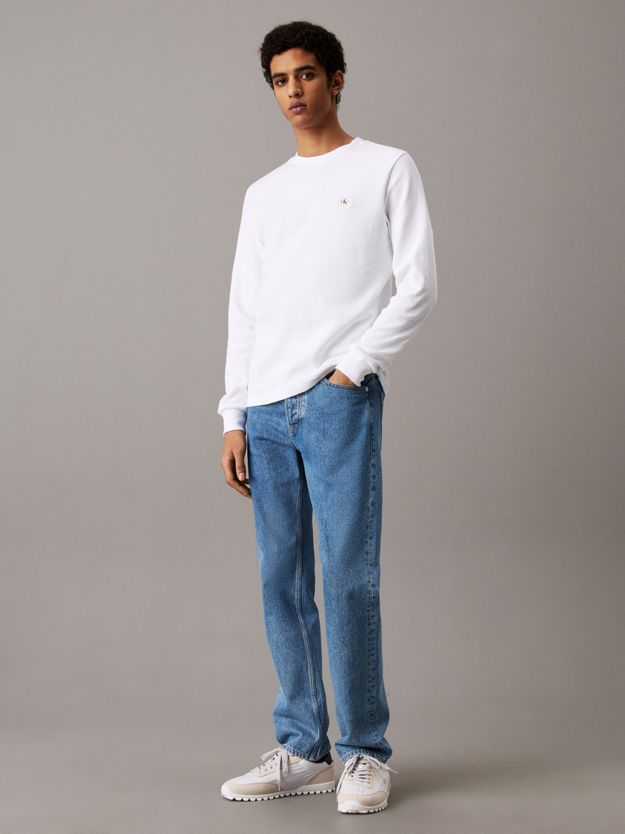 Slim Long Sleeve Waffle T-shirt