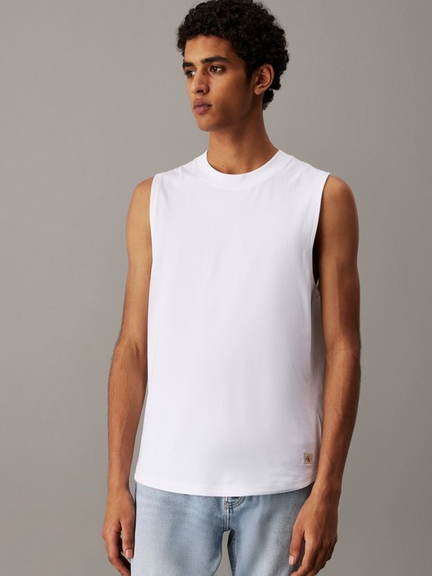 Cotton Badge Tank Top