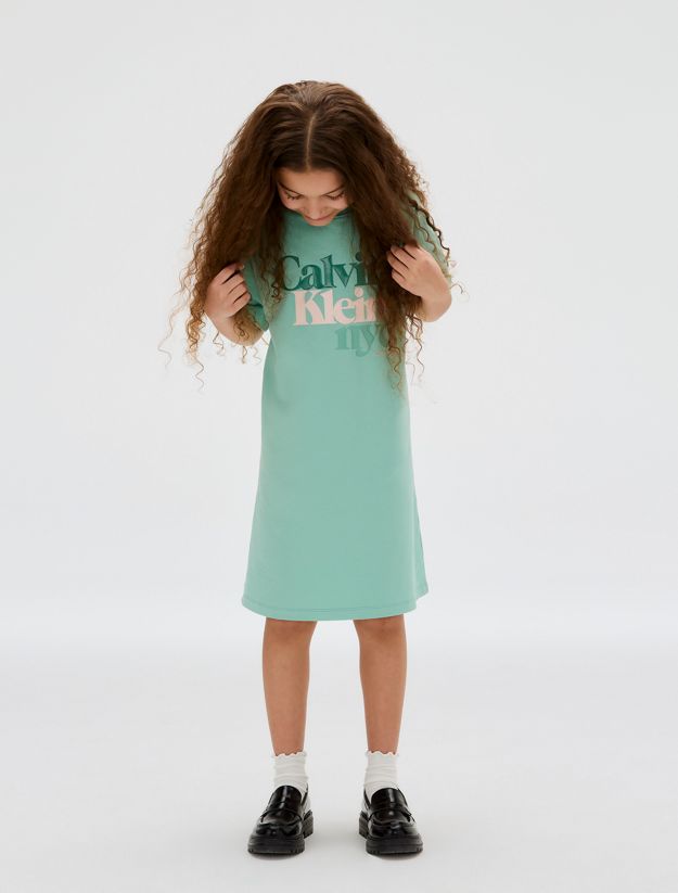 Loose Logo T-shirt Dress