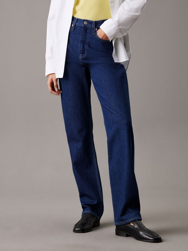 High Rise Straight Jeans