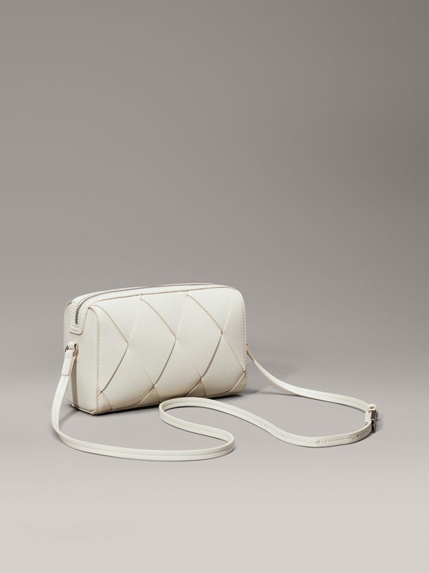 Woven Crossbody Camera Bag