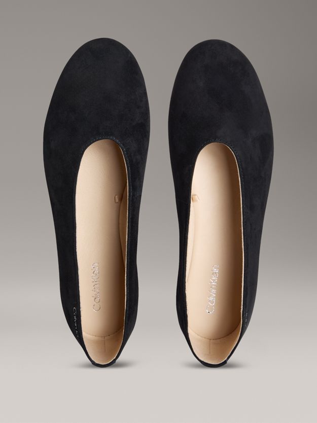 Suede Ballerinas