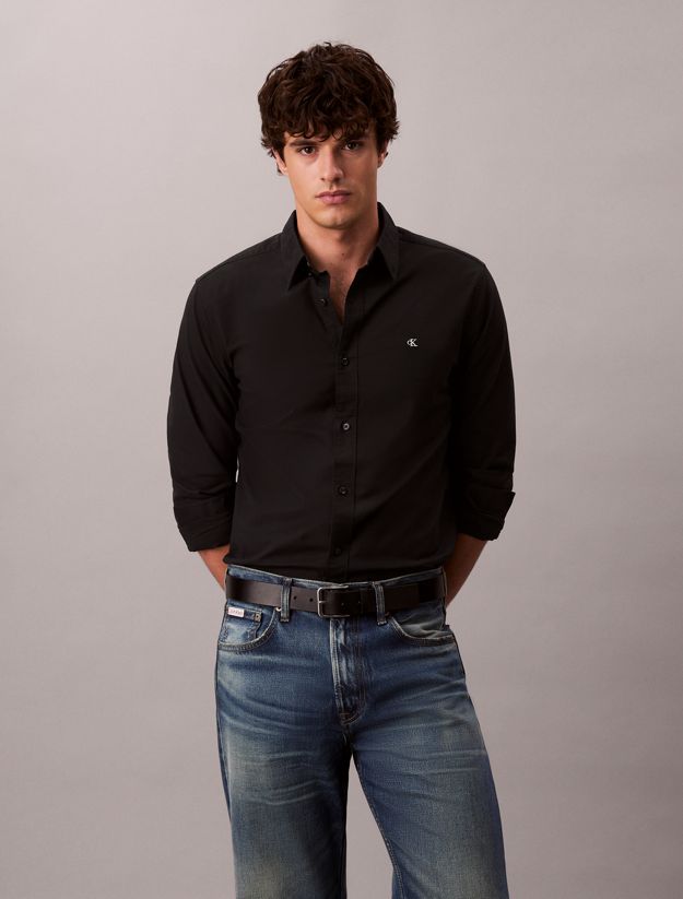 Solid Classic Oxford Button-Down Shirt