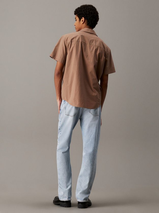 Cotton Poplin Short Sleeve Shirt