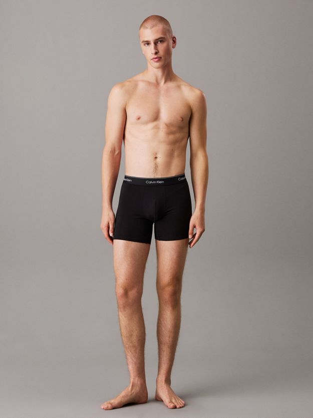 3 Pack Boxer Briefs - Icon Cotton Stretch