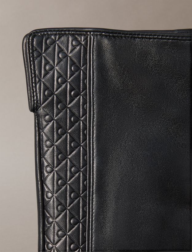 Soft Nappa Leather Emblem Logo Gloves