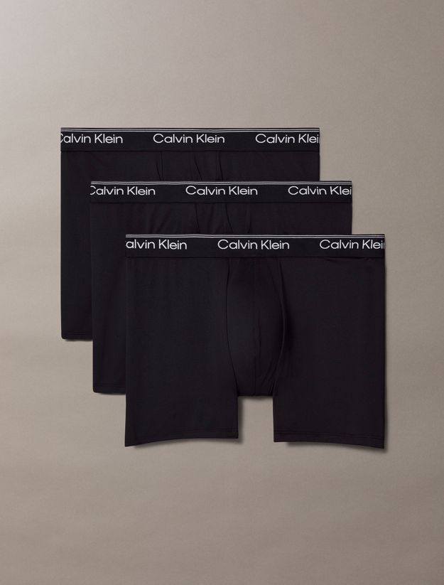 3 Pack Boxer Briefs - Microfibre Stretch