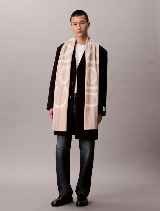 Wool Cashmere Blend Scarf