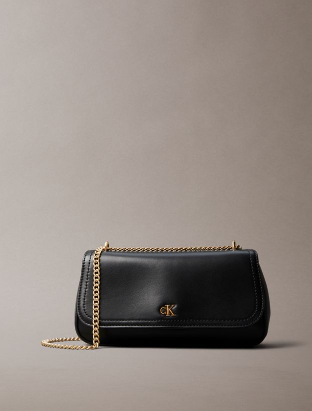 Monogram Logo Hardware Chain Small Shoulder Bag