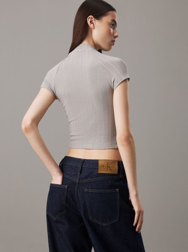 Slim Textured Rib T-shirt