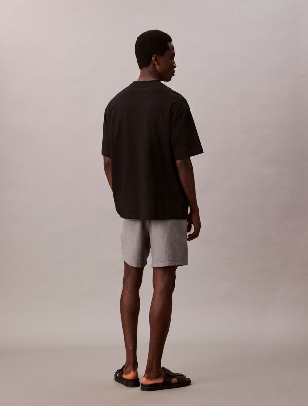 Cotton Terry Jogger Shorts