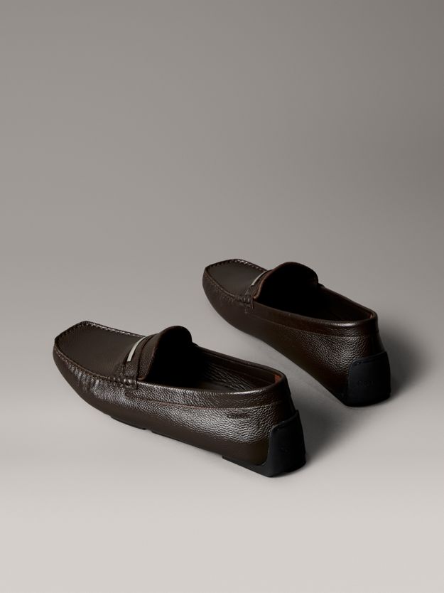 Leather Moccasin Driving Shoes