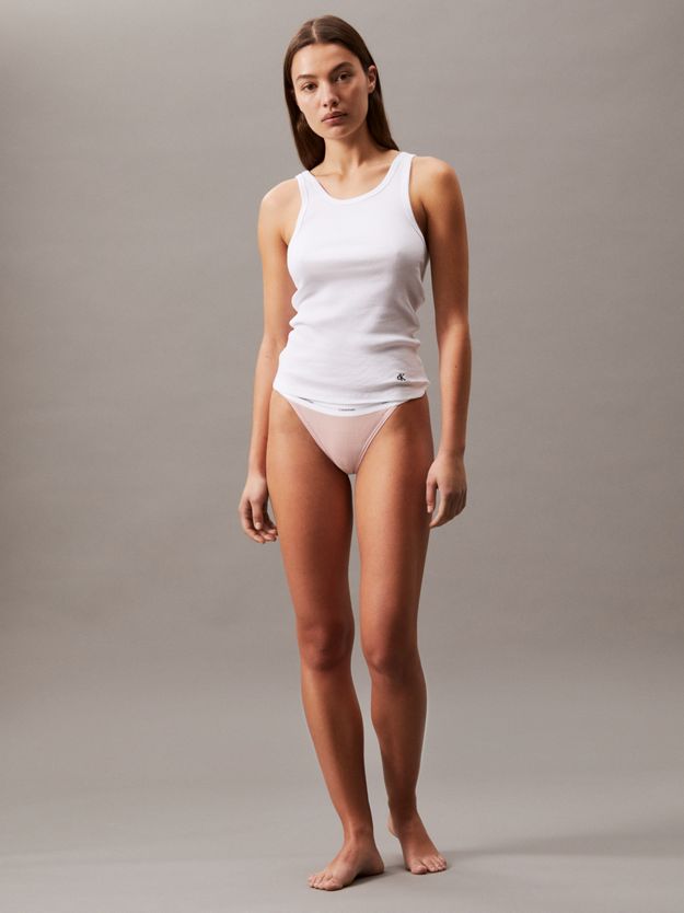 3 Pack Bikini Briefs - Cotton Stretch Rib