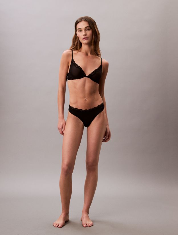 3 Pack Thongs - Micro Stretch with Lace