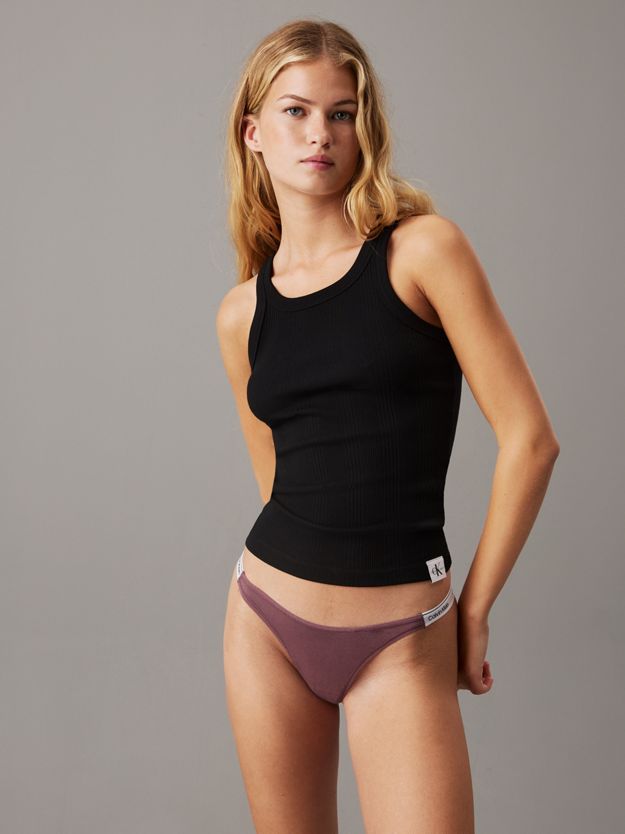 Dipped String Thong - Icon Logo