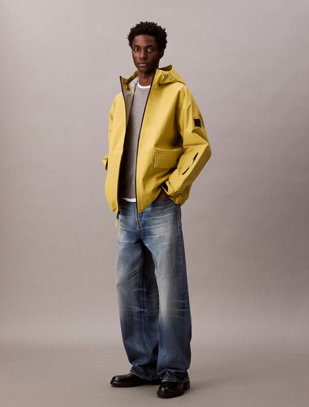 Nylon Oxford Relaxed Sport Jacket