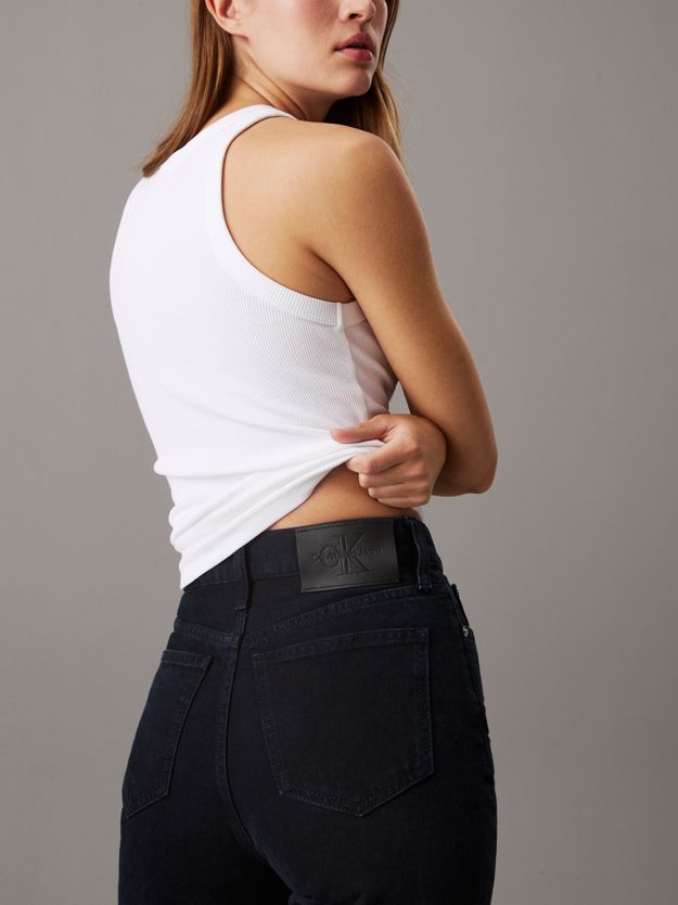 High Rise Straight Jeans