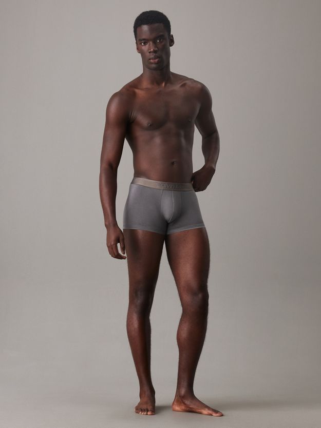 3 Pack Low Rise Trunks - CK Black