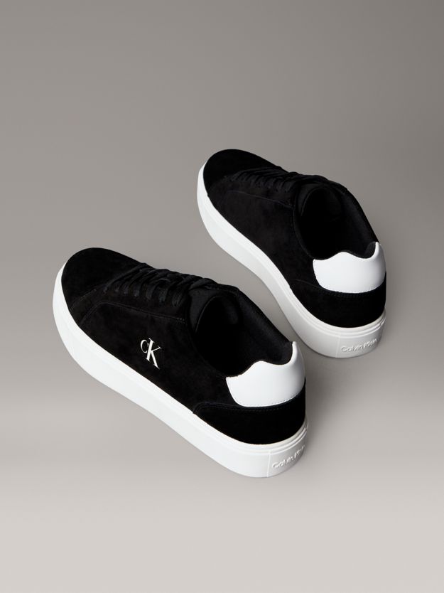 Suede Leather Flexible Sole Trainers