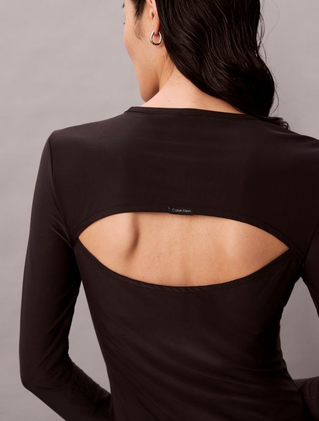 Crepe Jersey Cut Out Midi Dress