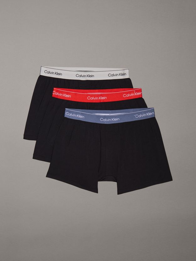 3 Pack Slim Fit Boxers - Icon Cotton Stretch
