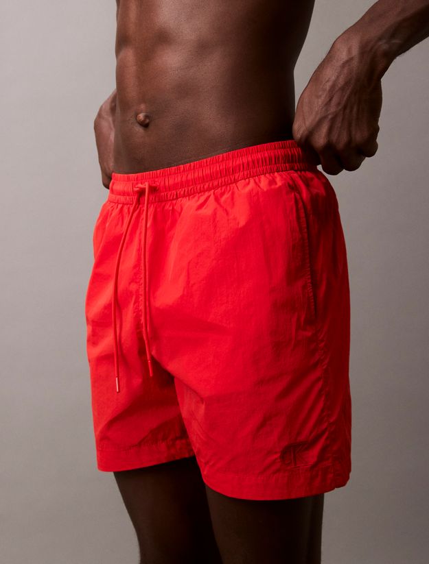 Medium Drawstring Swim Shorts - CK Soft Nylon