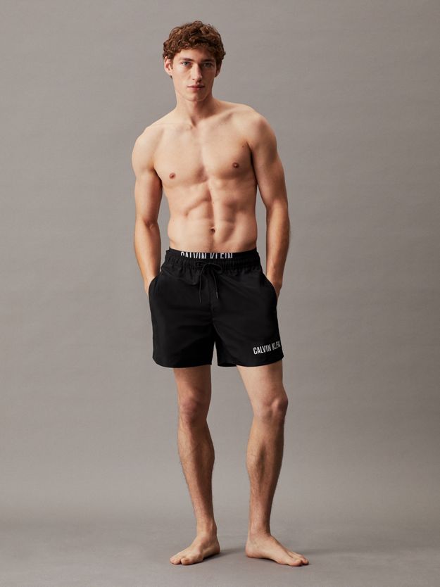 Double Waistband Swim Shorts - Intense Power