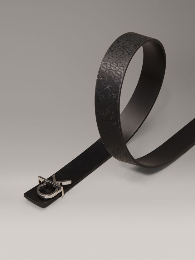 Reversible Logo Leather Belt