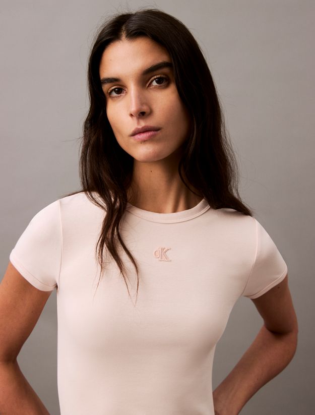 Soft Stretch Cotton T-shirt Dress